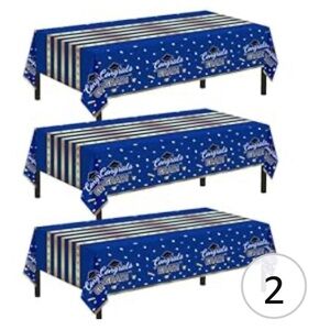 Blue Graduation Tablecloths